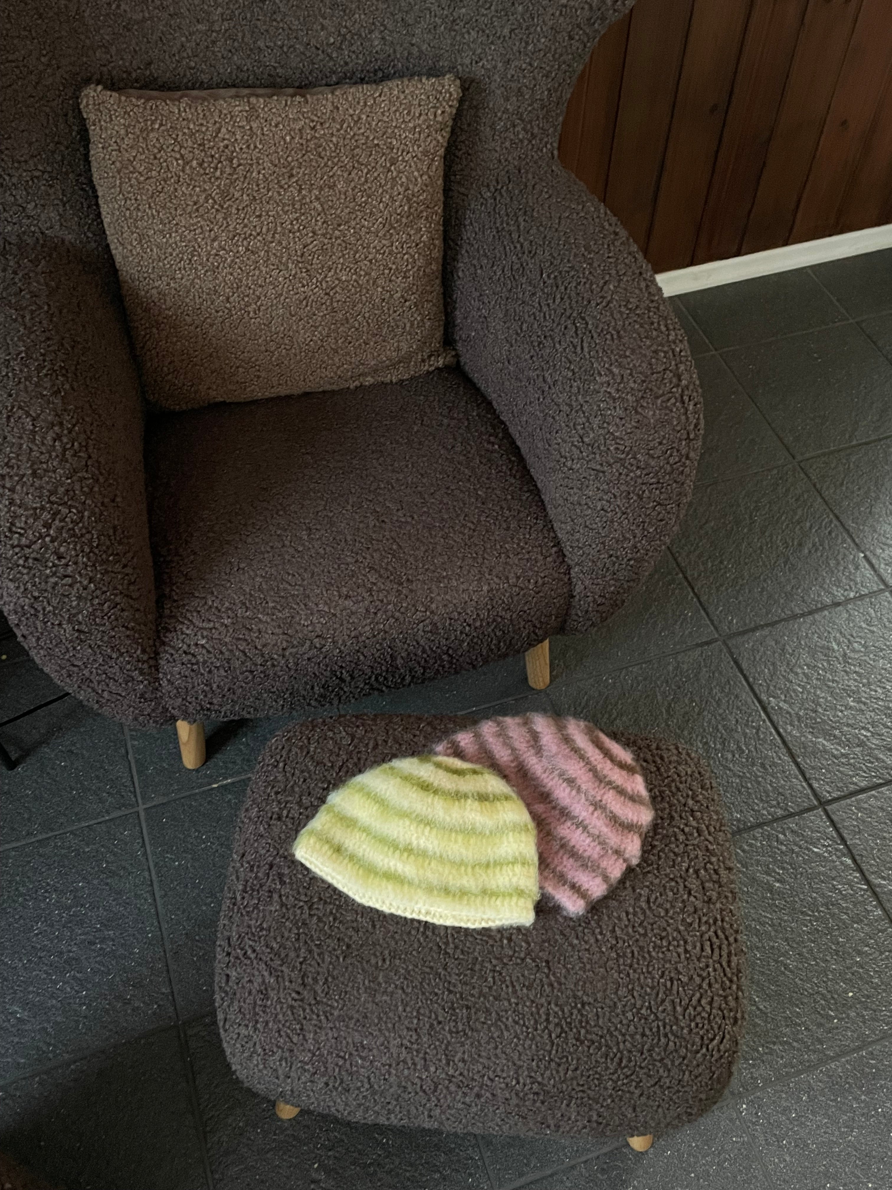 Juna Beanie - Yellow/olive